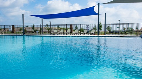 Southern Pointe pool with covers