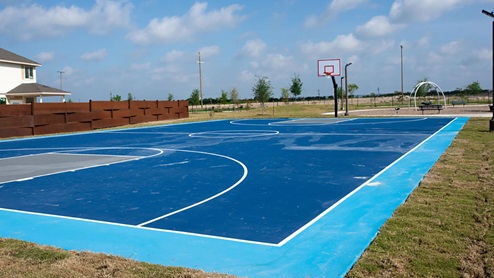 Southern Pointe basketball and pickleball courts