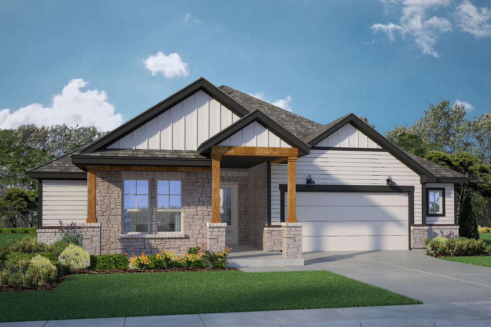 Oxford H elevation rendering