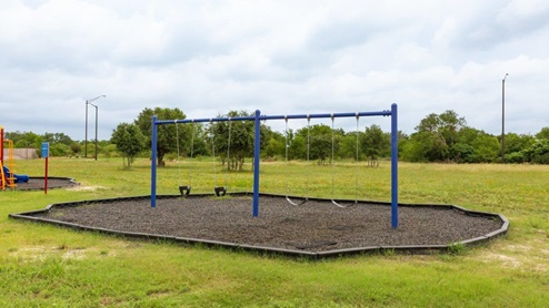 Kids playground swing set.