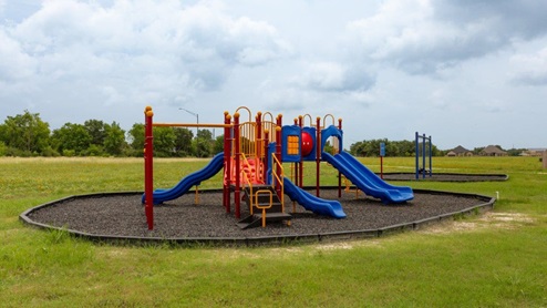 Kids Playground with monkey bars and slide.