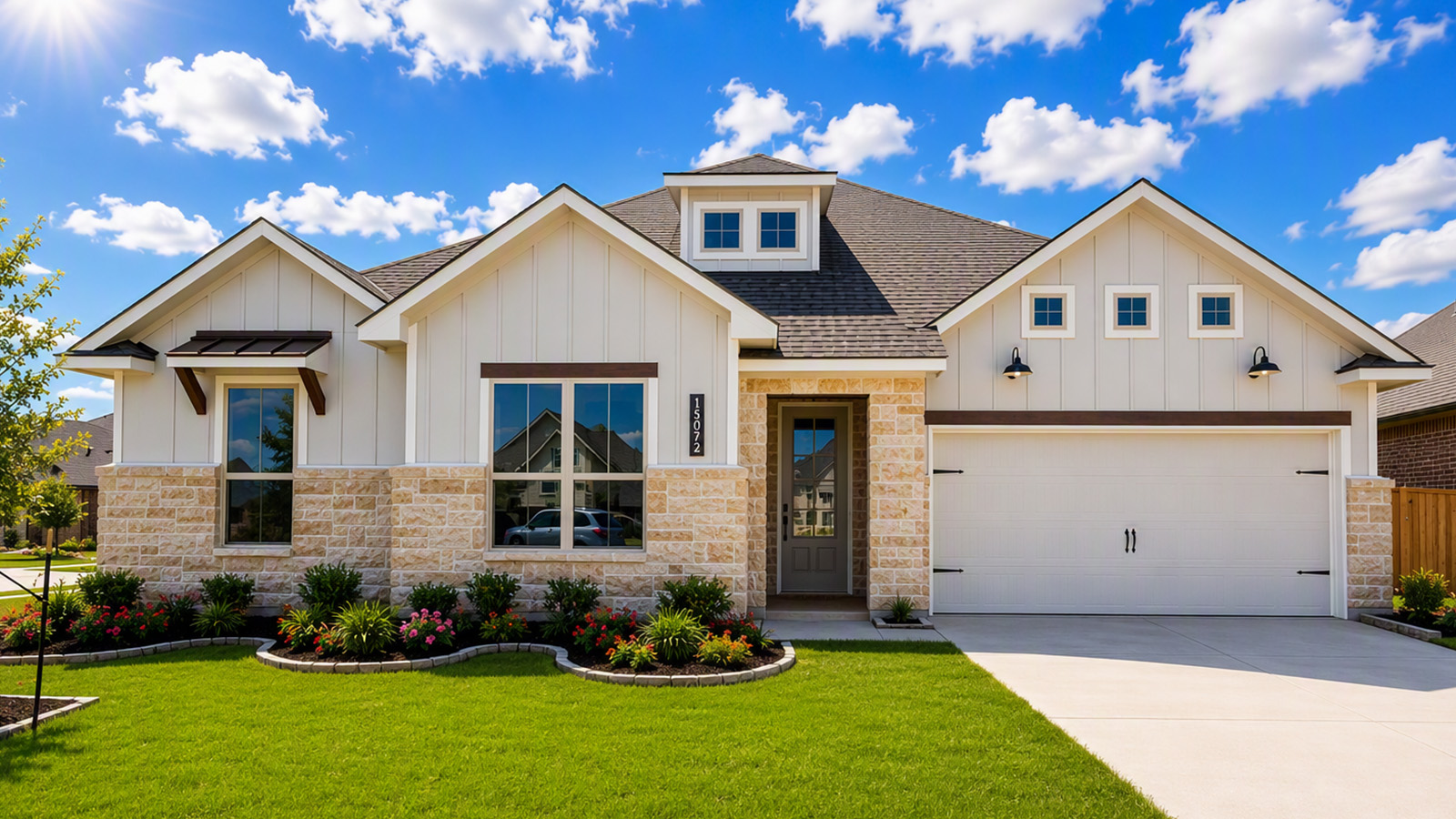 weston floorplan brick exterior