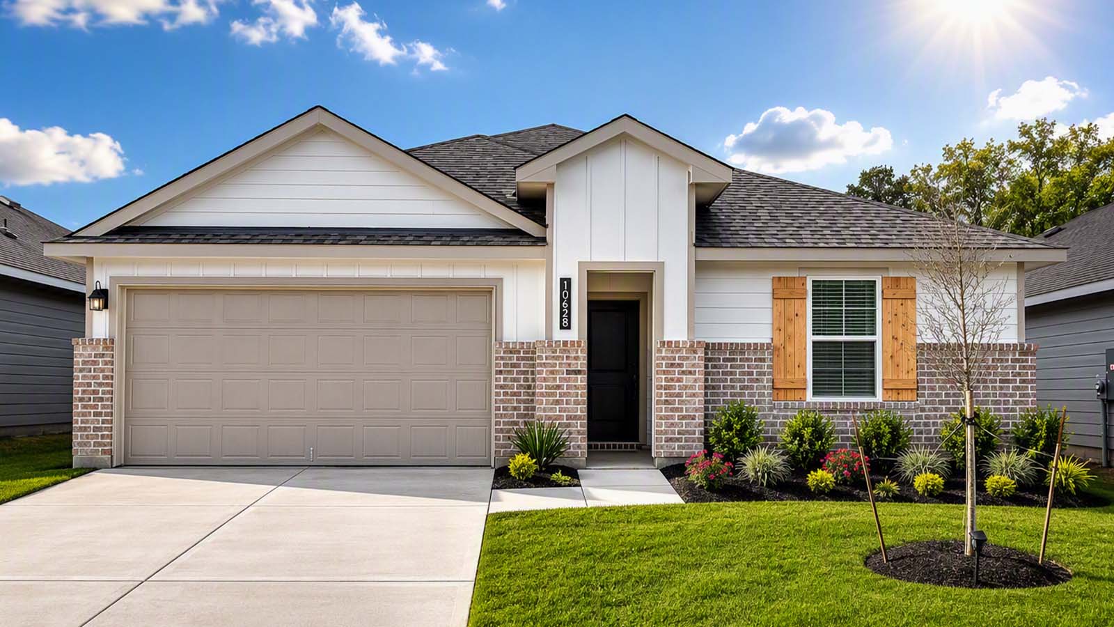 Texas cali floorplan exterior