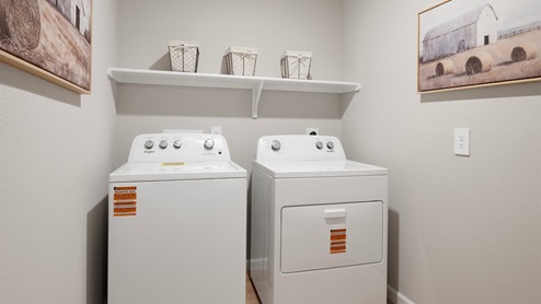 Wilkins Valley laundry room with washer/dryer