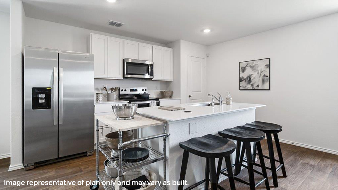 Franklin kitchen center kitchen island with granite countertops.