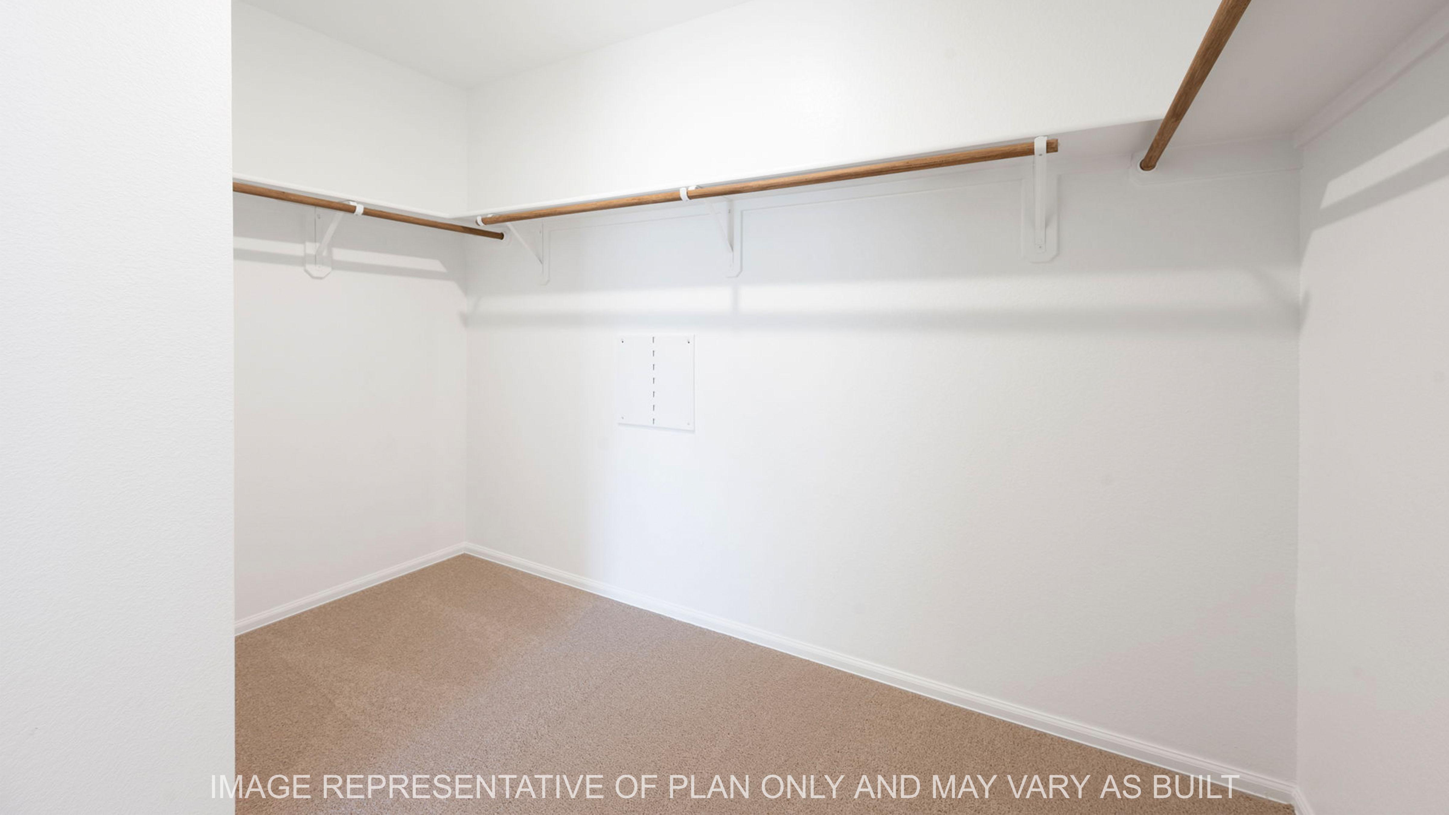 Easton primary bed closet