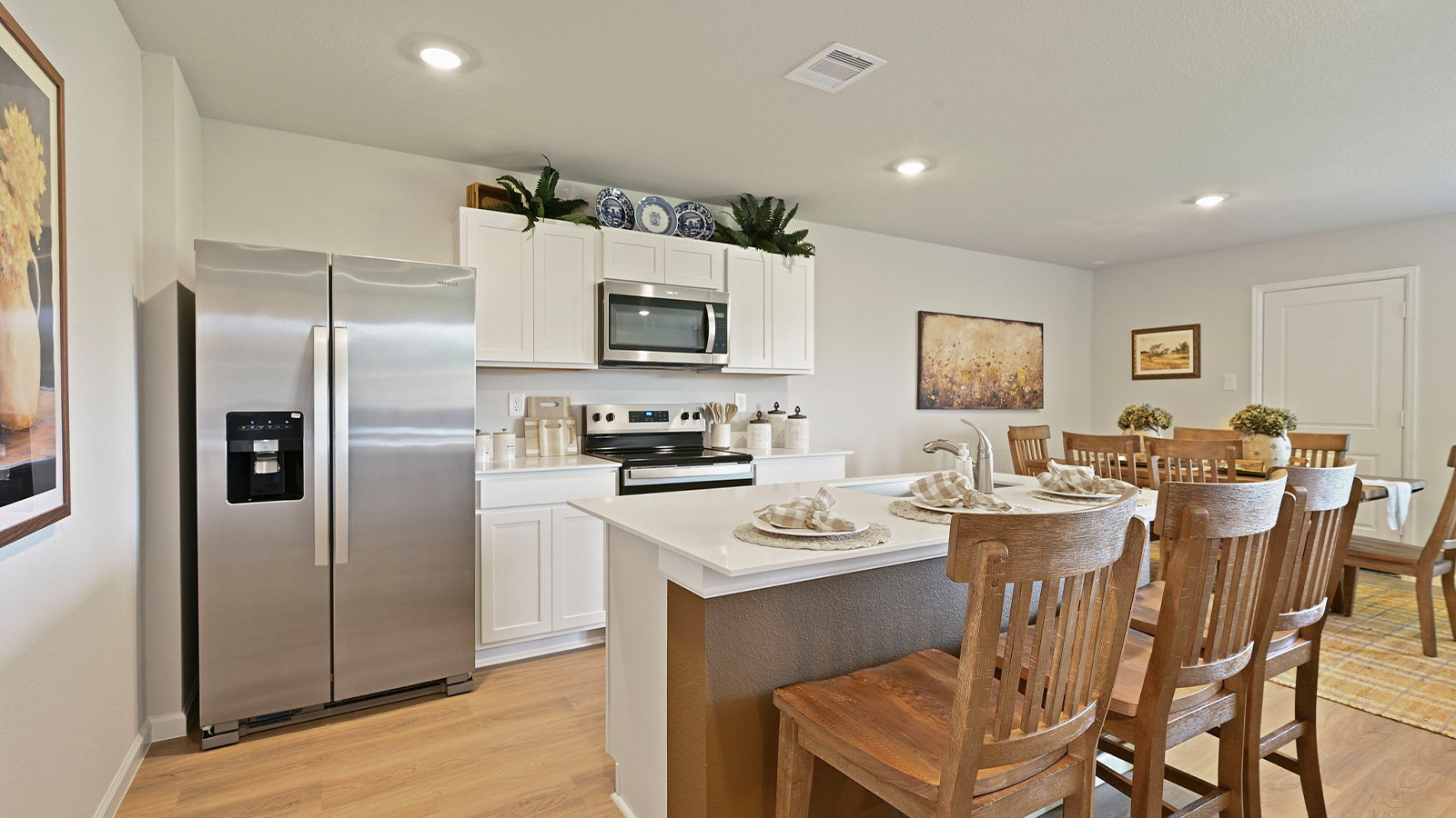 Whitetail Run Model Home Kitchen View