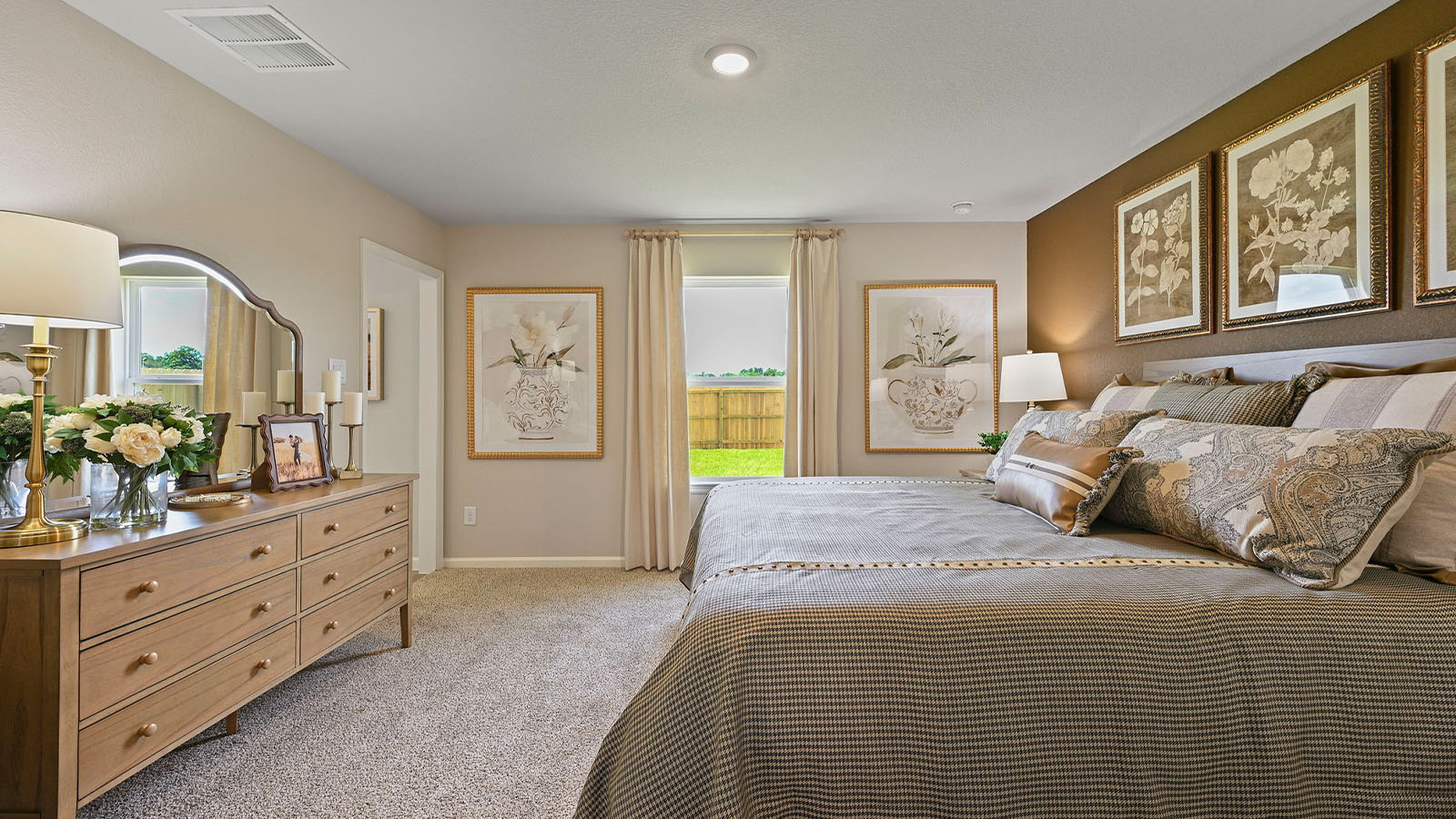 Whitetail Run Model Home Primary Bedroom