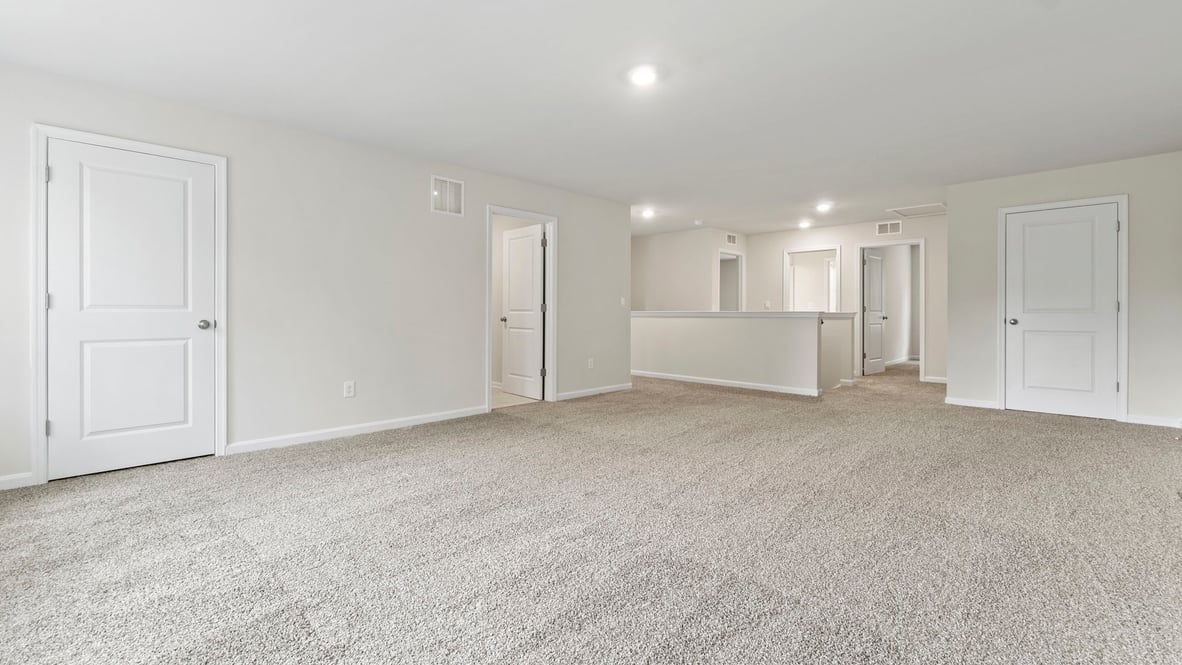 The loft is to your right as you come up the stairs