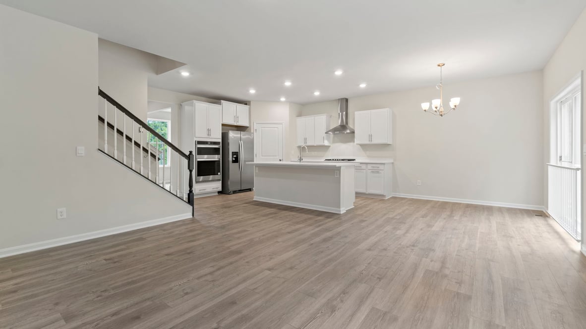 Open concept main floor living