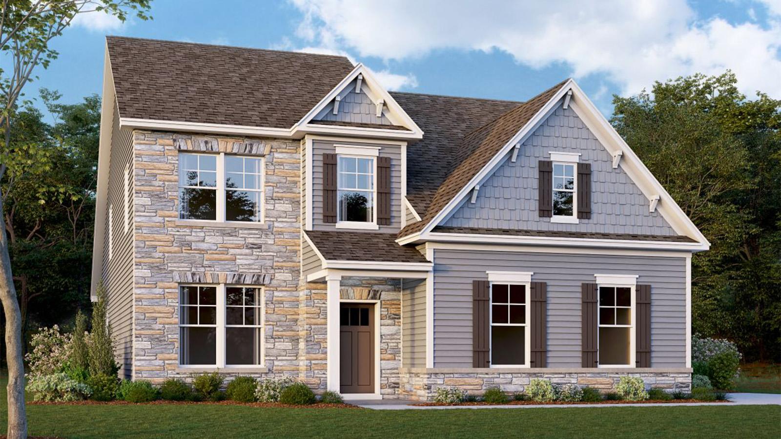 Floor Plan in Rivers Bluff Fredericksburg VA D R Horton