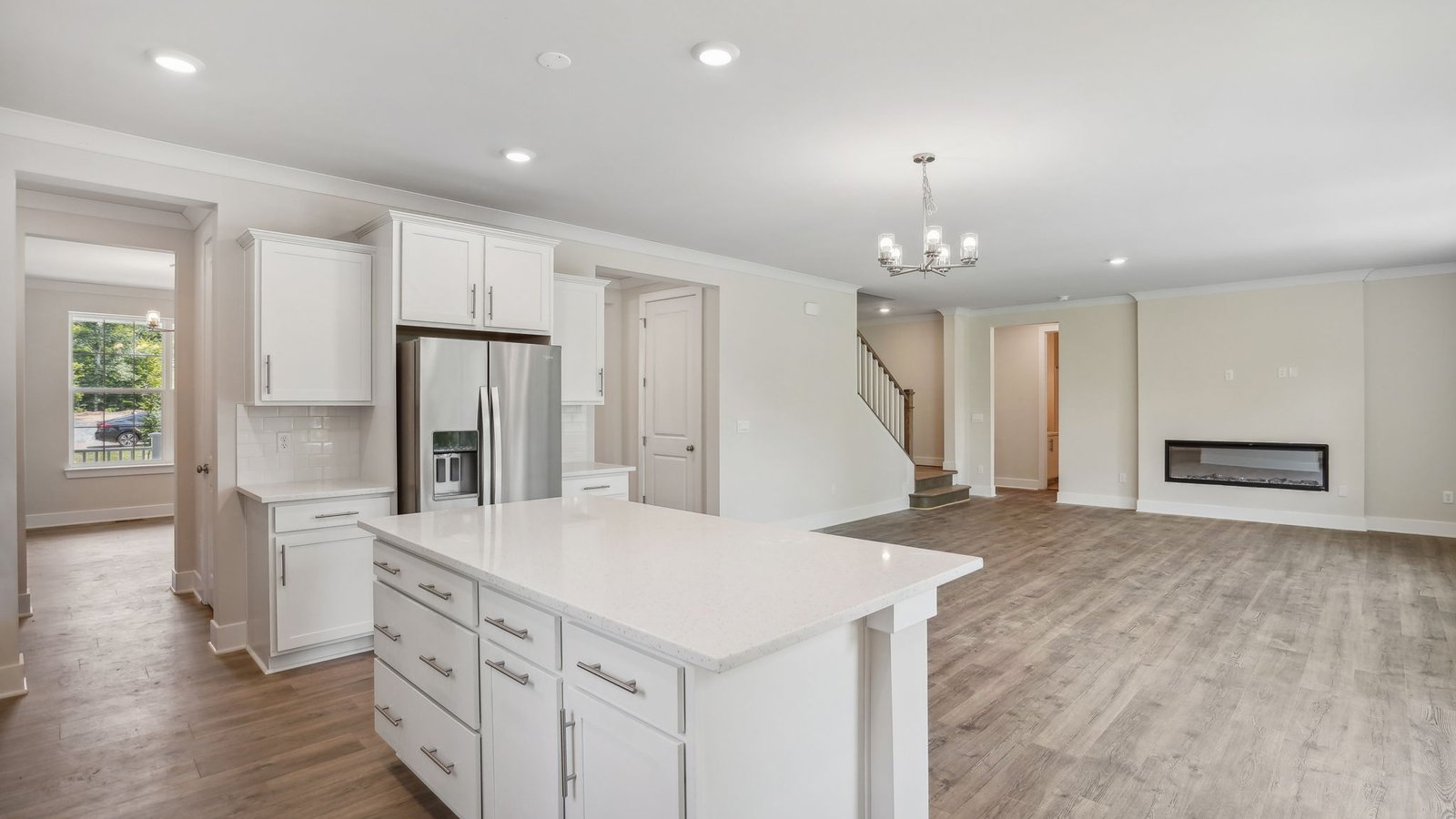 Large breakfast island