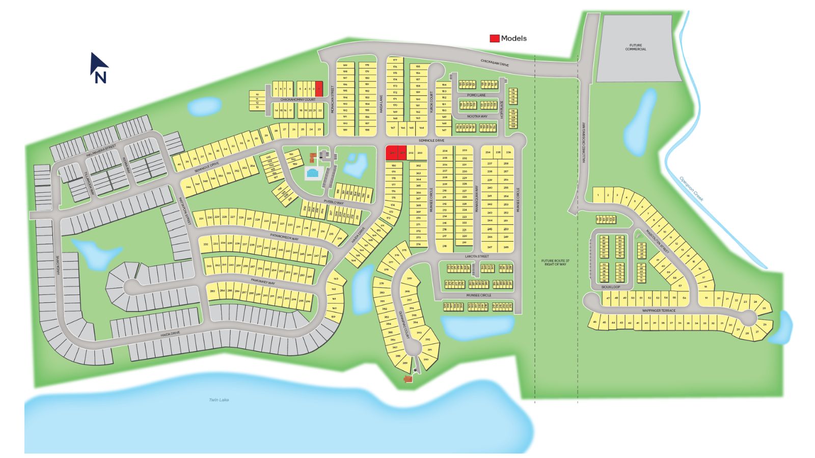 Static Lot Map