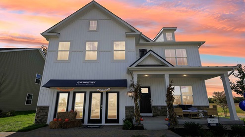 Hayden Model exterior at dusk