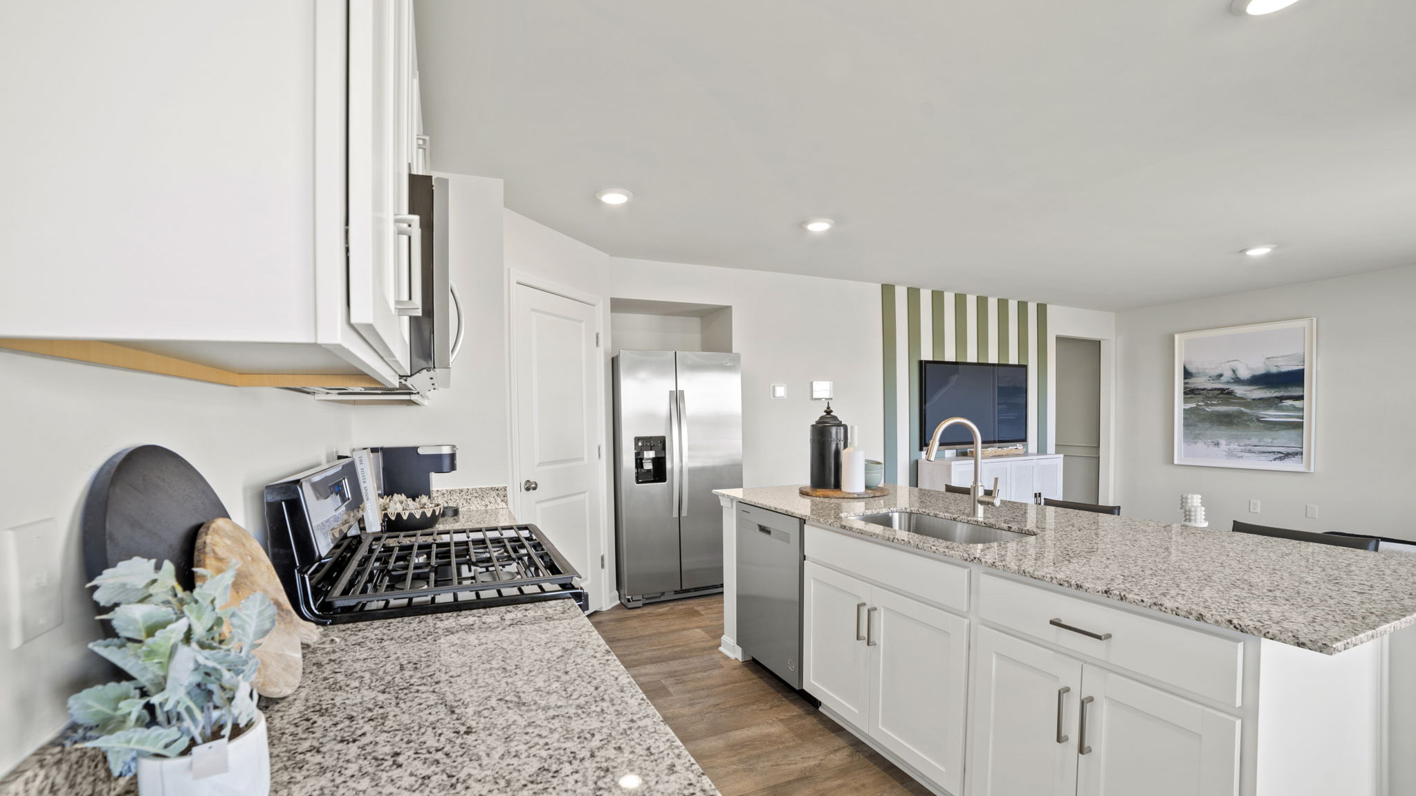 open concept modern kitchen