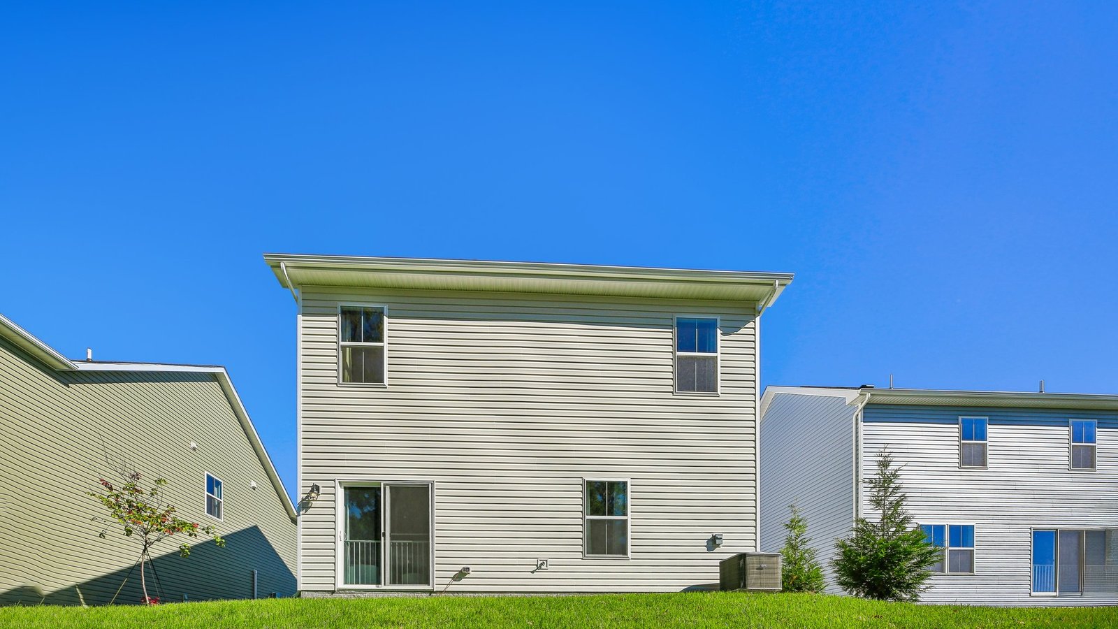 back exterior of new single family home in Winchester VA
