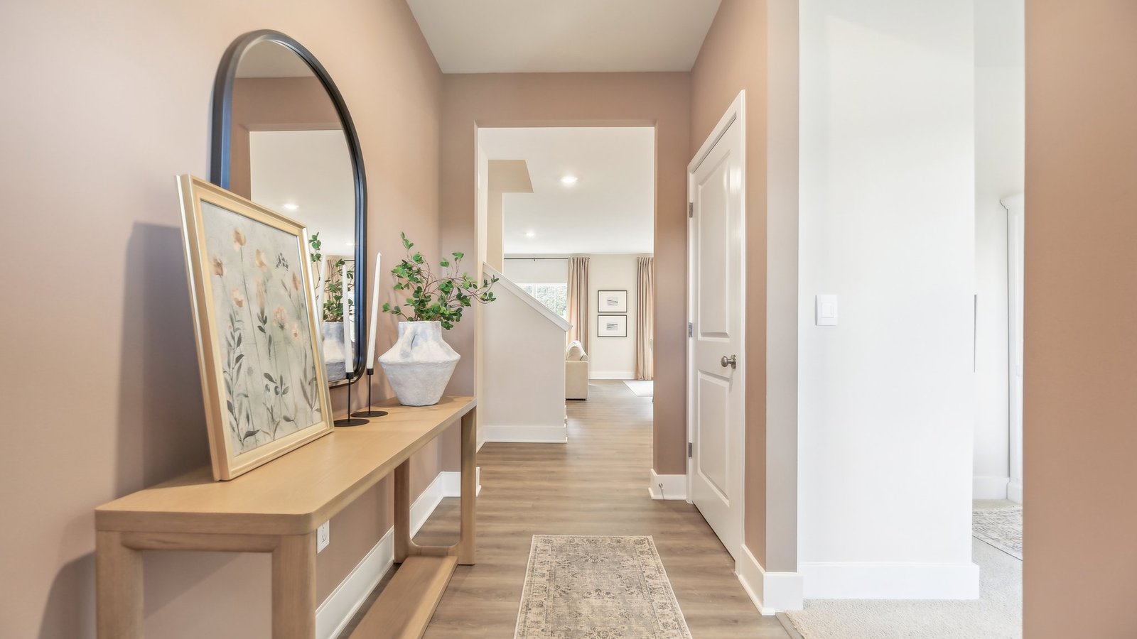 Walk into the foyer and find a coat closet to your right and another further down the hall