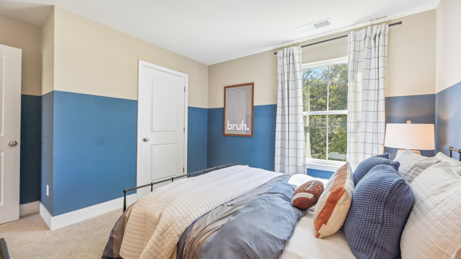 modern bedroom with natural light