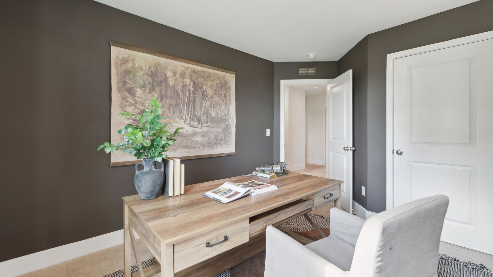 secondary bedroom or office space