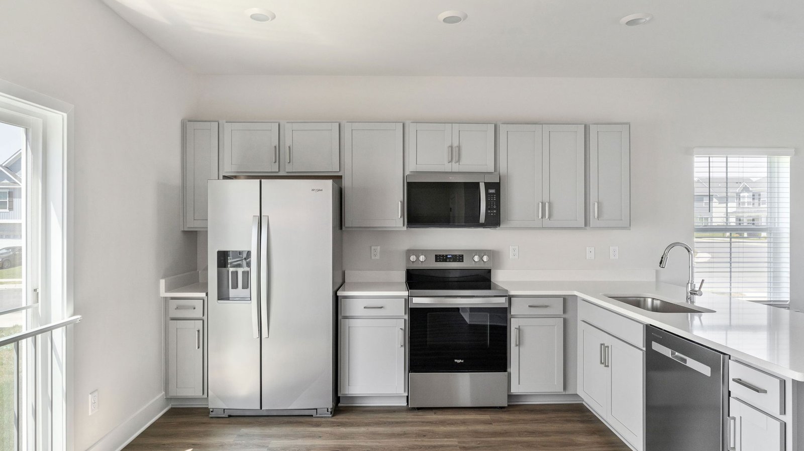 modern bright kitchen
