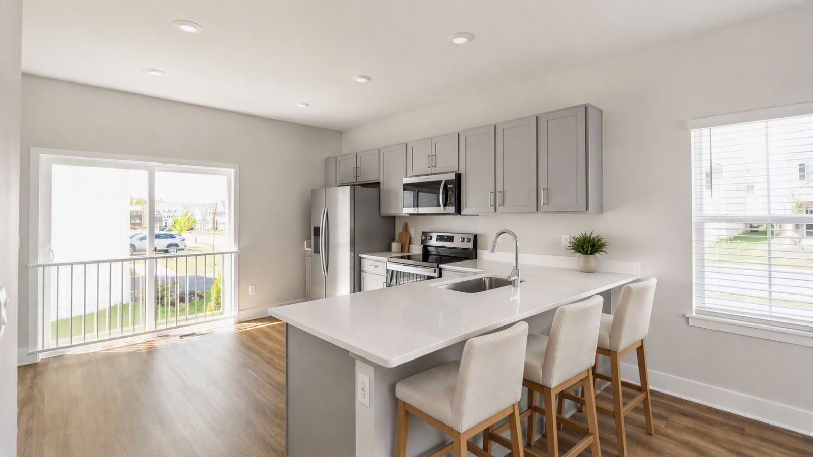open concept kitchen