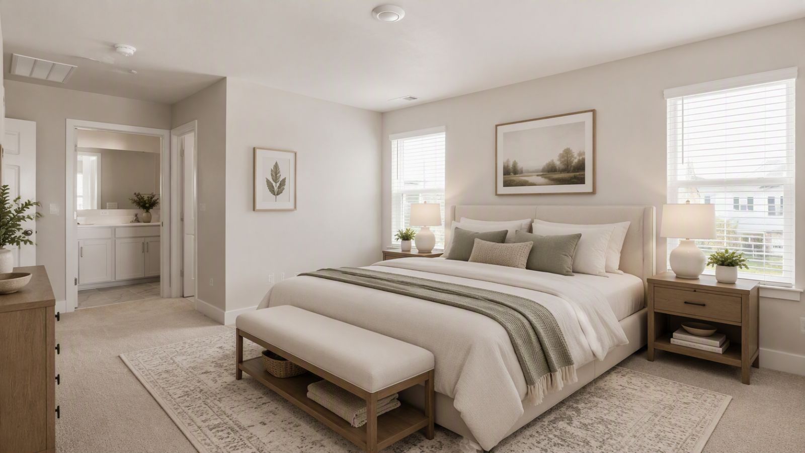 primary bedroom suite