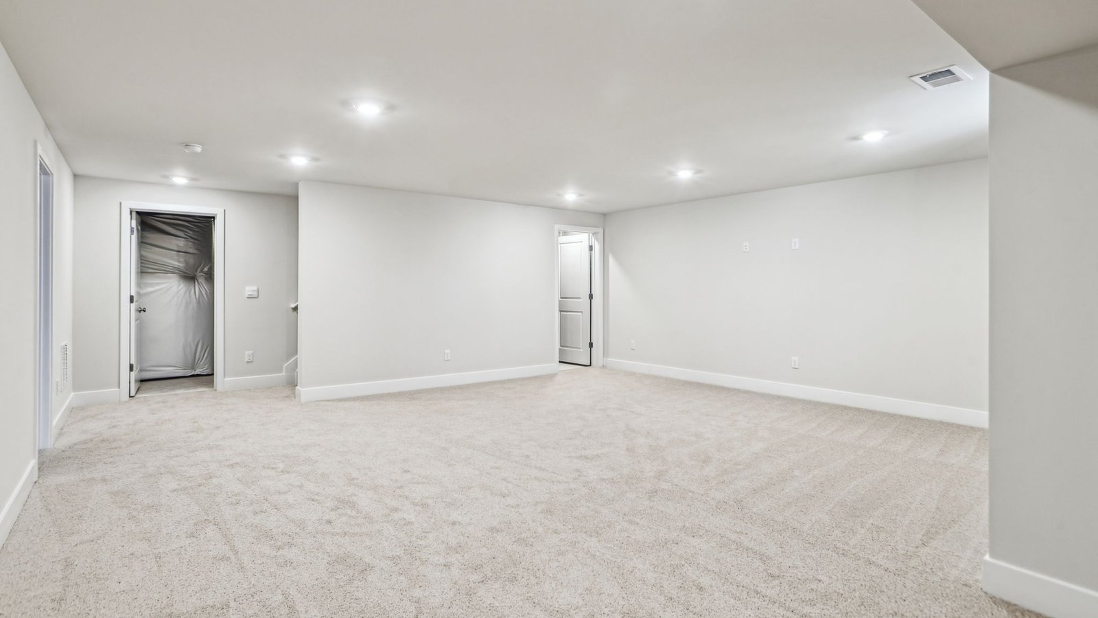 The rec room is finished for your convenience