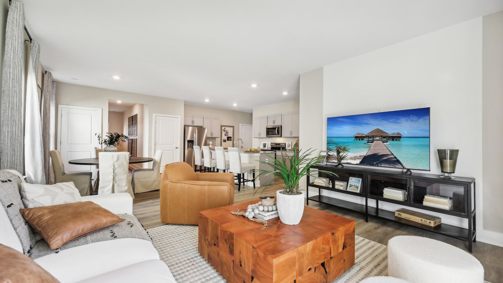 living room open concept