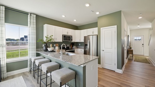 U-shaped kitchen