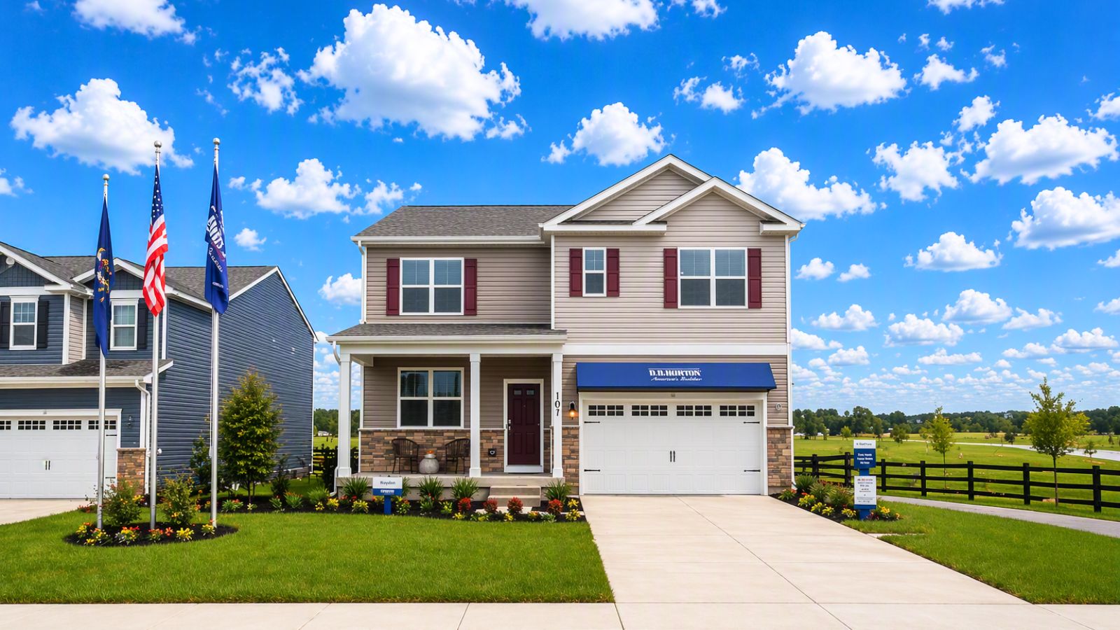 Hayden model - new single family homes in Stephens City, VA