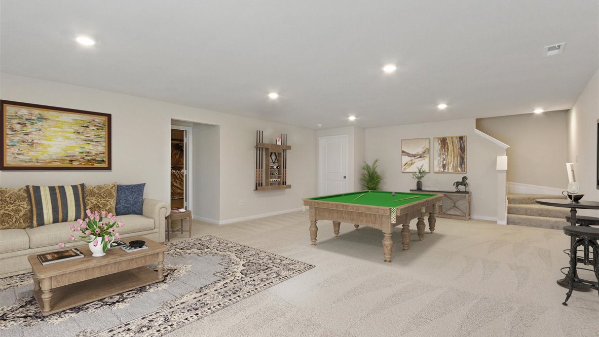 open concept basement