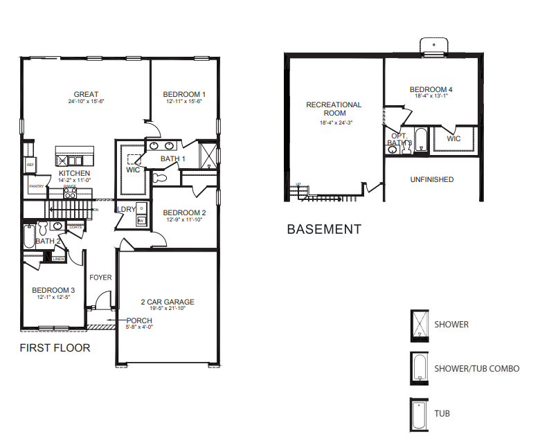 Laurel floorplan