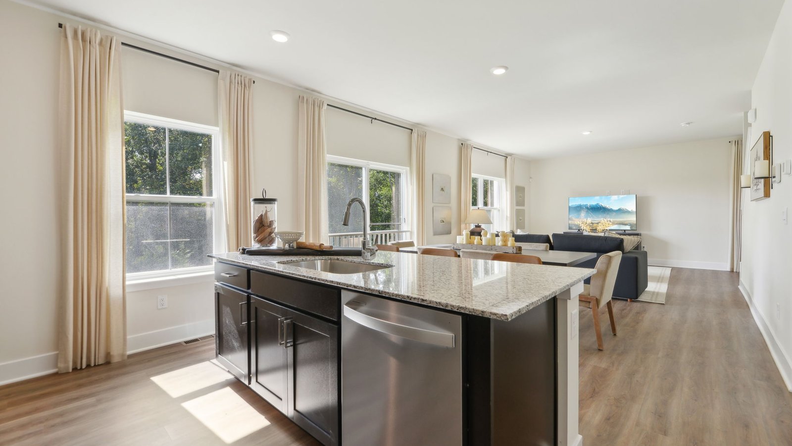 open concept kitchen