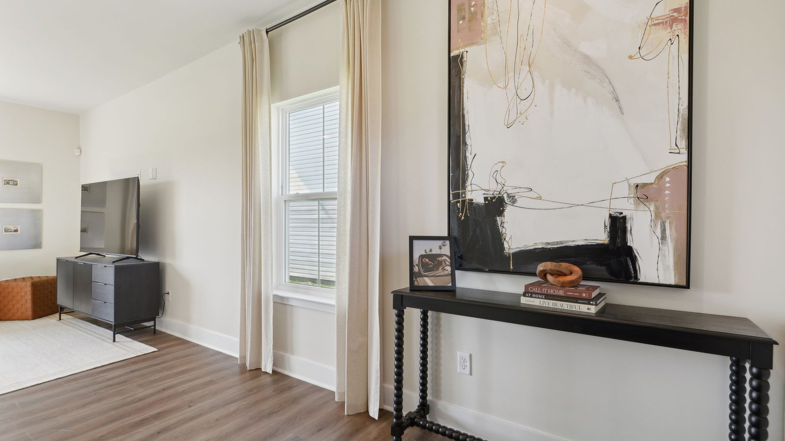 Open concept living area