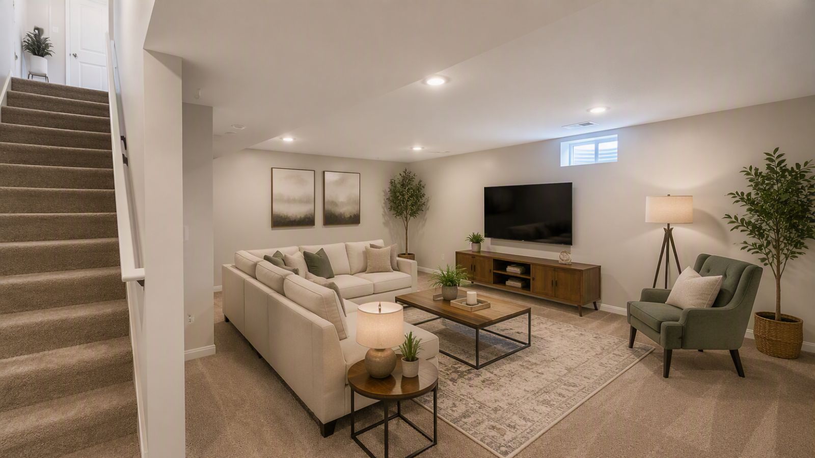 basement living space
