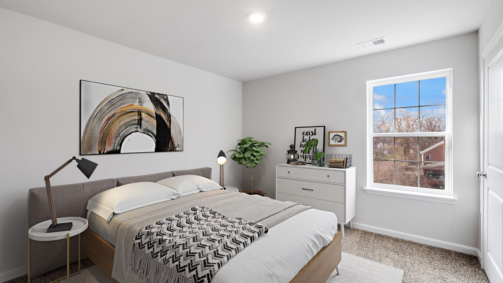 Spacious secondary bedroom