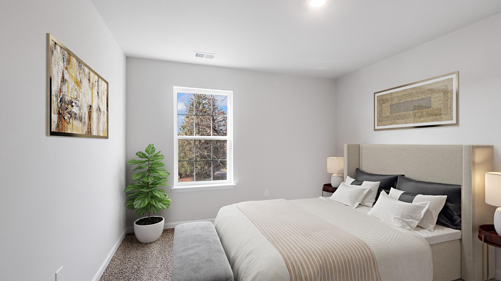 Spacious secondary bedroom