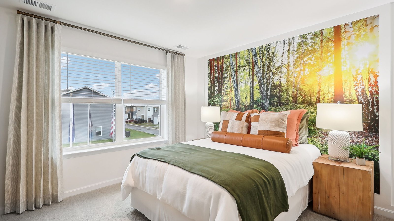 secondary bedroom with modern design
