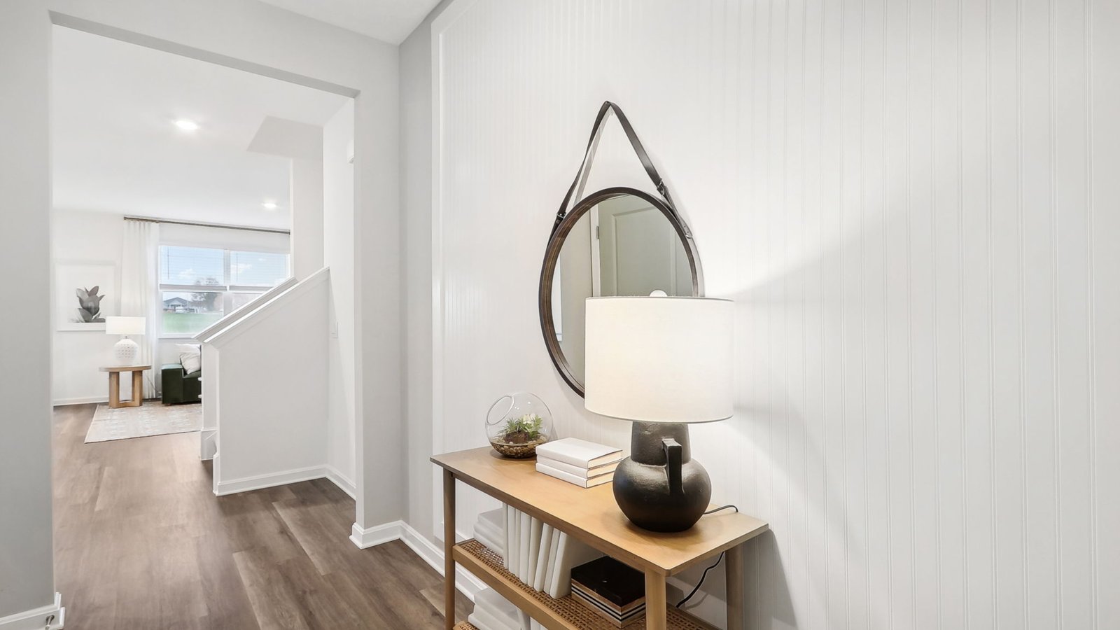 spacious modern entryway