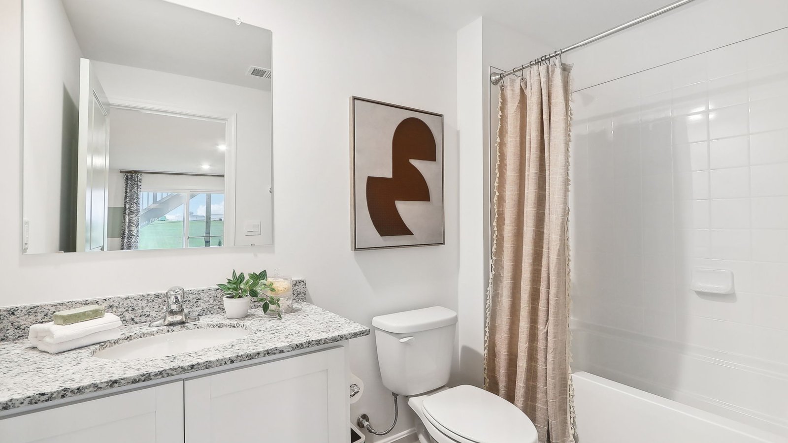 dull bath with modern design