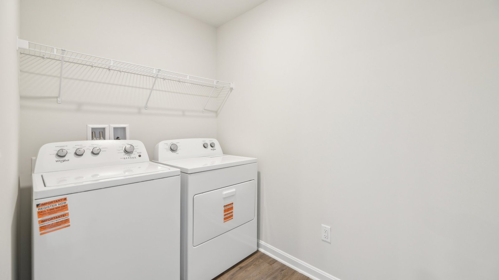 laundry room with storage