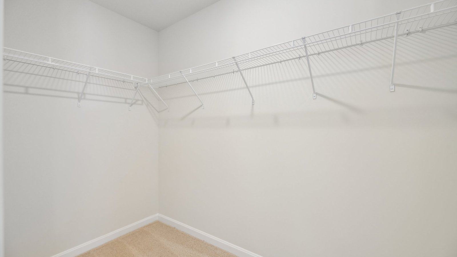 walk in primary closet