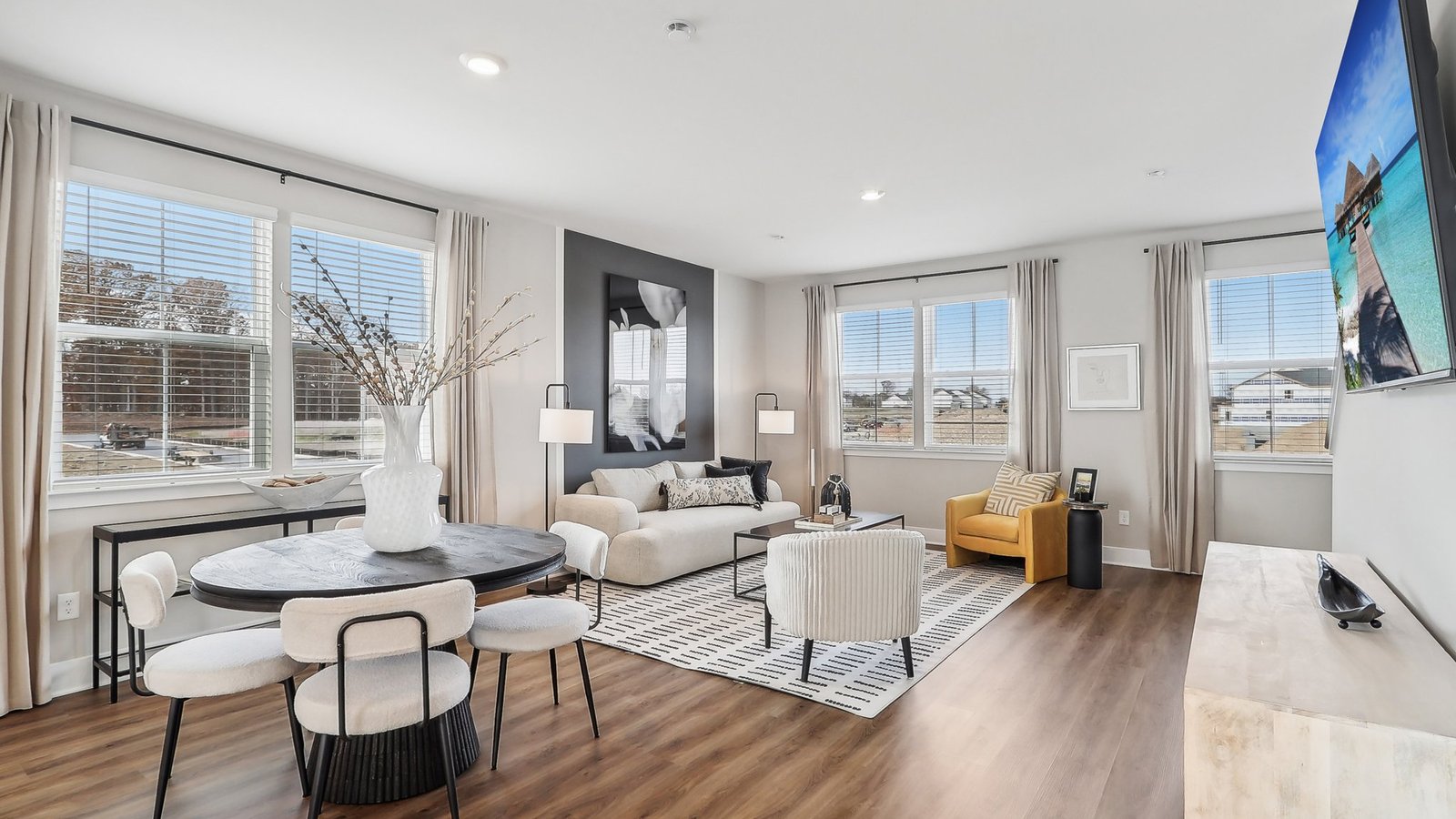 living room in new townhome in Stephen's City VA