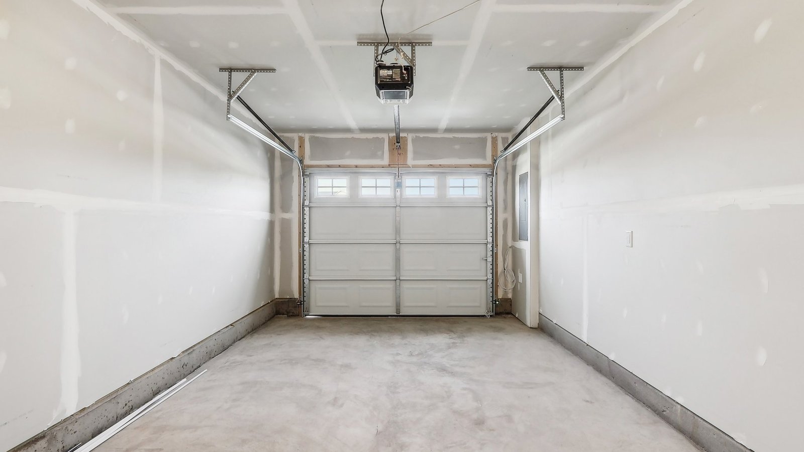 1-car front-load garage