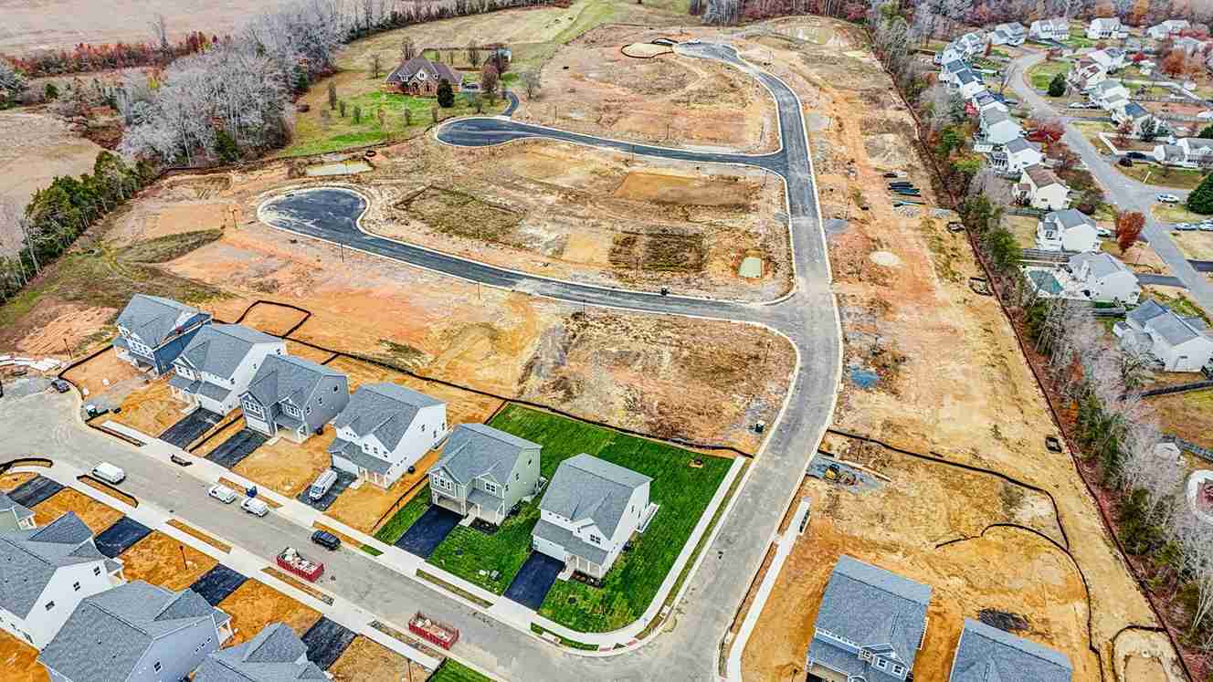 Aerial shot Linwood Landing Community