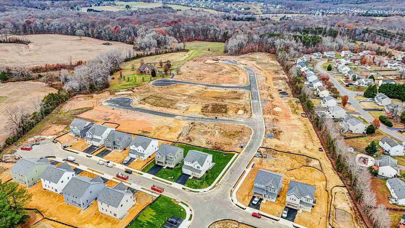 Aerial shot Linwood Landing Community