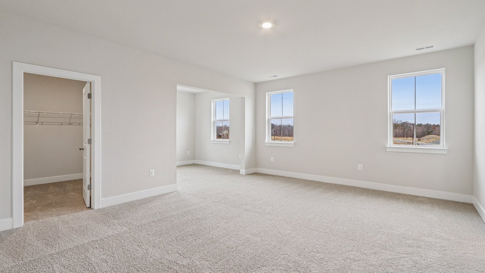 Owners suite on a second floor