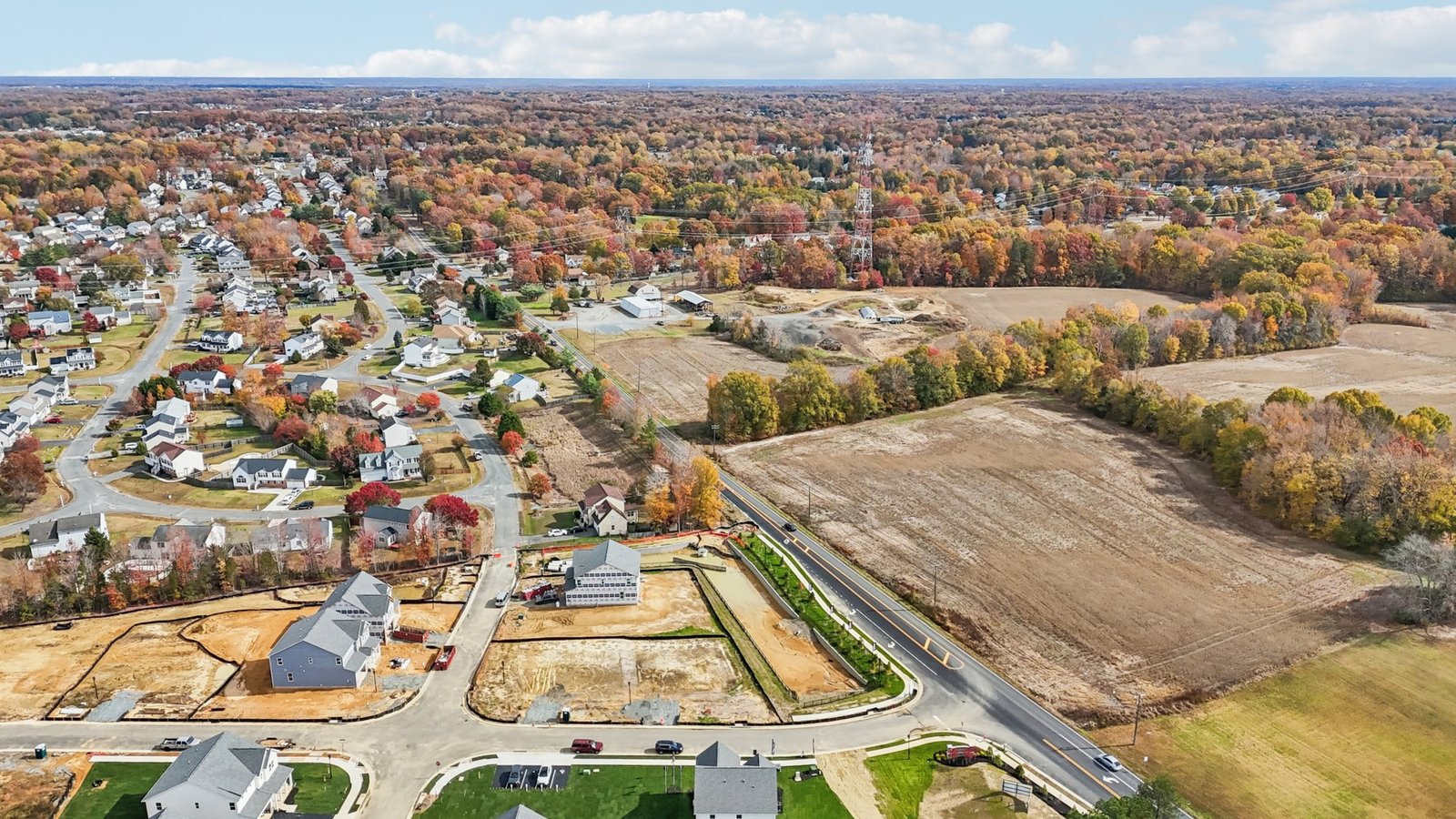 Arial Shots of Linwood Landing Community