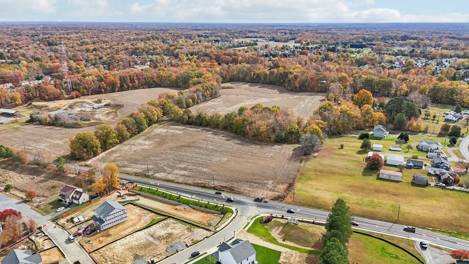 Arial Shots of Linwood Landing Community