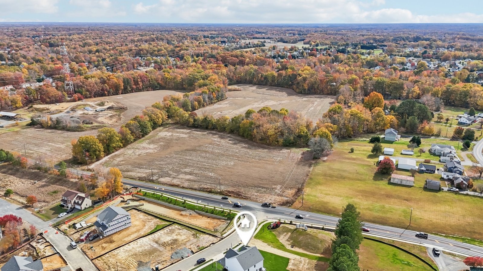 Arial Shots of Linwood Landing Community